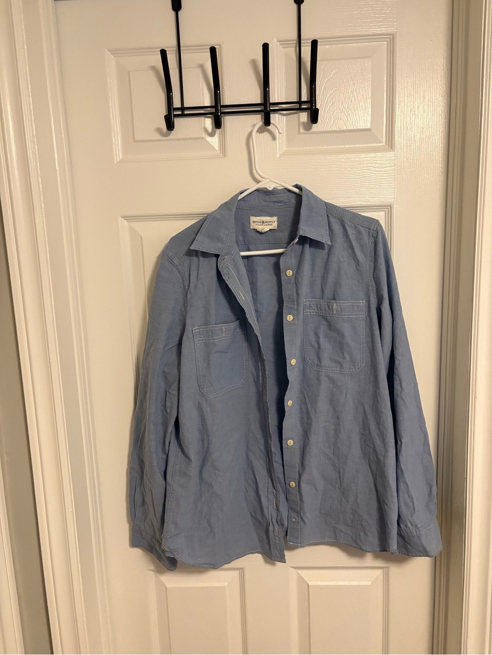 Denim & Supply Ralph Lauren Light Blue Collared Shirt